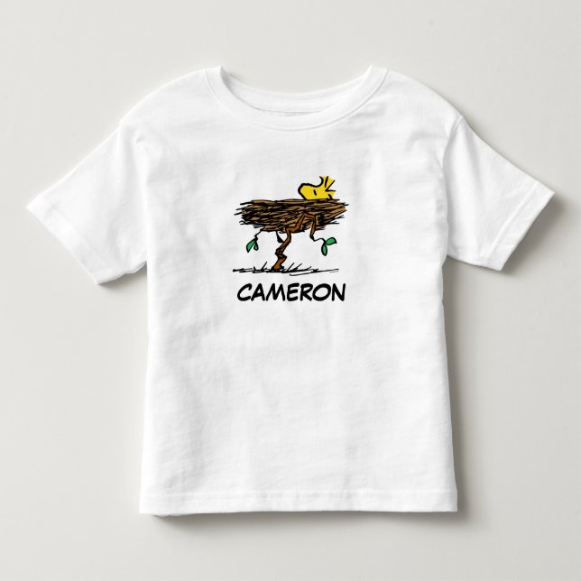 T-shirt Pour Les Tous Petits cacahuètes | Carénage de bois (Devant)
