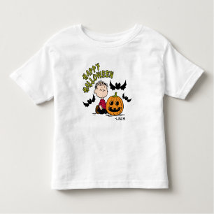 T-shirt Pour Les Tous Petits cacahuètes Happy Halloween Linus