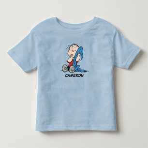 T-shirt Pour Les Tous Petits cacahuètes Linus et sa couverture