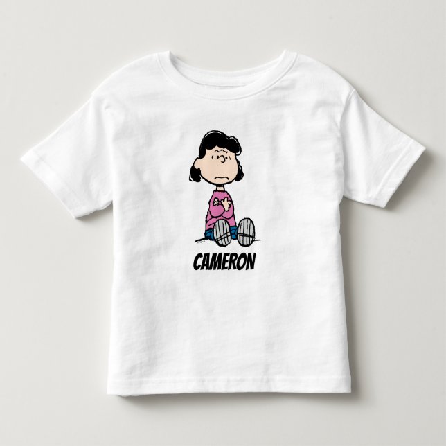 T-shirt Pour Les Tous Petits cacahuètes | Lucy Avec Armoiries Traversées (Devant)