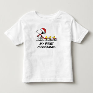T-shirt Pour Les Tous Petits cacahuètes   Snoopy & Friends Winter Scarf