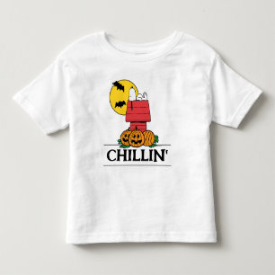 T-shirt Pour Les Tous Petits cacahuètes   Snoopy Halloween Doghouse