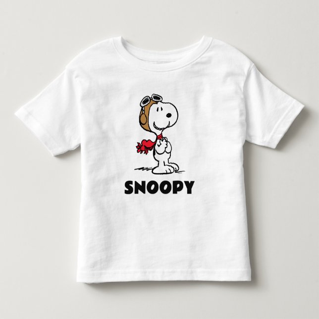 T-shirt Pour Les Tous Petits cacahuètes | Snoopy L'As Volant (Devant)