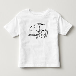 T-shirt Pour Les Tous Petits cacahuètes   Snoopy Run