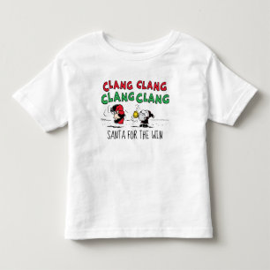 T-shirt Pour Les Tous Petits cacahuètes Snoopy Santa Claus & Lucy