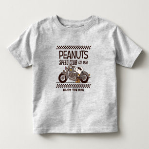 T-shirt Pour Les Tous Petits cacahuètes Snoopy Speed Club