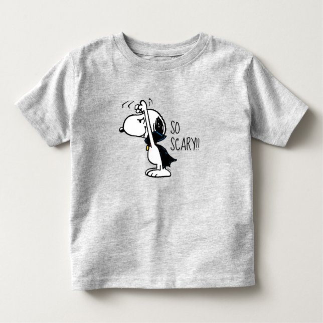 T-shirt Pour Les Tous Petits cacahuètes | Snoopy Vampire effrayant (Devant)