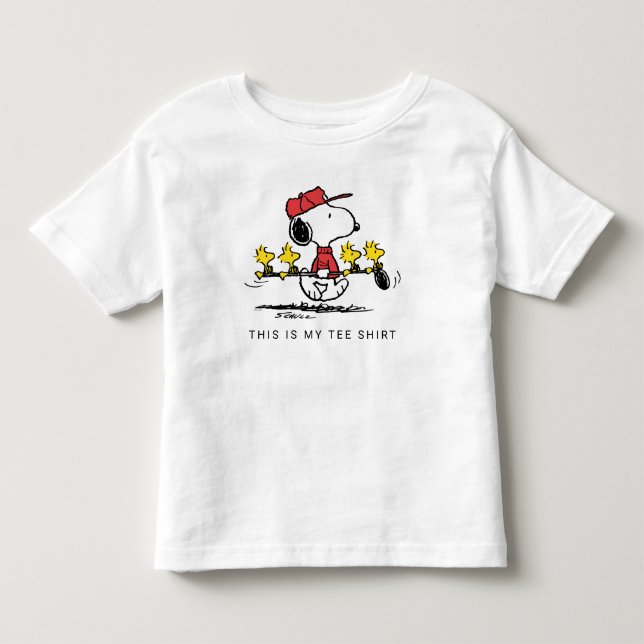 T-shirt Pour Les Tous Petits cacahuètes | Snoopy, Woodstock & Friends Golf (Devant)