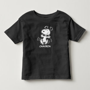 T-shirt Pour Les Tous Petits cacahuètes   Une Danse Heureuse Snoopy