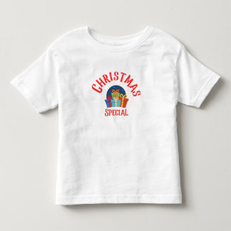 T-shirt Pour Les Tous Petits cadeau spécial de noël coloré mignon rouge combo
