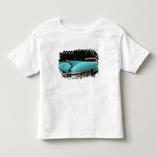 T-shirt Pour Les Tous Petits Cadillac vert d'Elvis Presley convertible en (Devant)