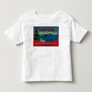 T-shirt Pour Les Tous Petits Caisse LabelMedford de poire de lac crater, OU