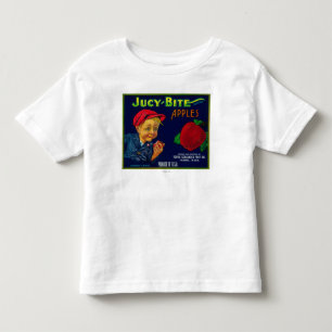 T-shirt Pour Les Tous Petits Caisse LabelYakima, WA d'Apple de morsure de Jucy