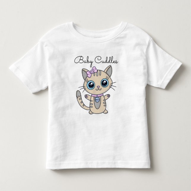 T-shirt Pour Les Tous Petits Câlins de bébé (Devant)