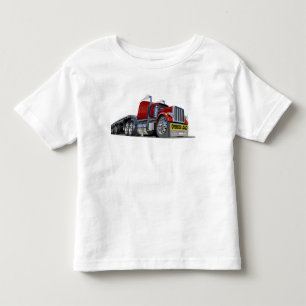 T-shirt Pour Les Tous Petits Camion semi-caricature