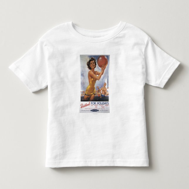 T-shirt Pour Les Tous Petits Camps d'Ava Gardner Butlin identique (Devant)