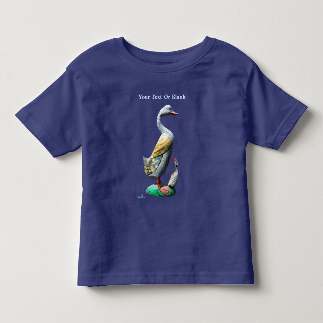 T-shirt Pour Les Tous Petits Canards patinés en bois (Devant)