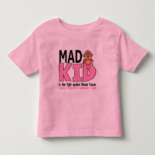 T-shirt Pour Les Tous Petits Cancer du sein fou d'enfant