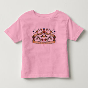 T-shirt Pour Les Tous Petits Cannelure vivante d'amour