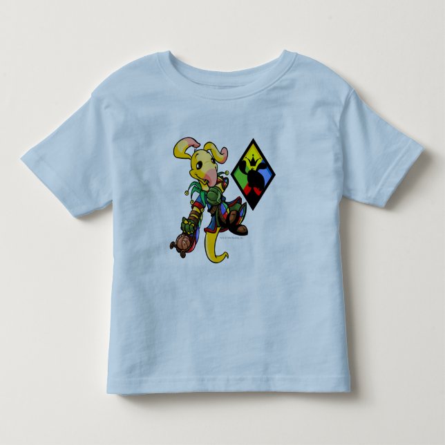 T-shirt Pour Les Tous Petits Capitaine 1 d'équipe d'île de Roo (Devant)