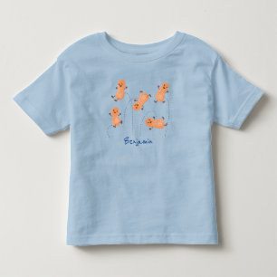 T-shirt Pour Les Tous Petits Caricature de cacahuètes joyeux sautillant