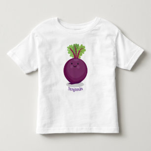 T-shirt Pour Les Tous Petits Caricature de la cuisine à la racine de betterave