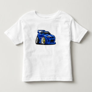 T-shirt Pour Les Tous Petits Caricature sur la vitesse de la voiture des muscle