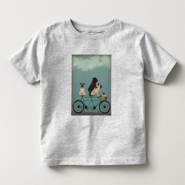T-shirt Pour Les Tous Petits Carlin Tandem (Devant)