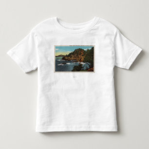 T-shirt Pour Les Tous Petits Carmel, CA - côte rocailleuse sur le point Lobos