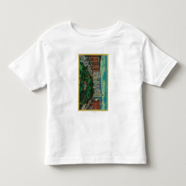T-shirt Pour Les Tous Petits Carré de Pershing montrant Los Angeles (Devant)