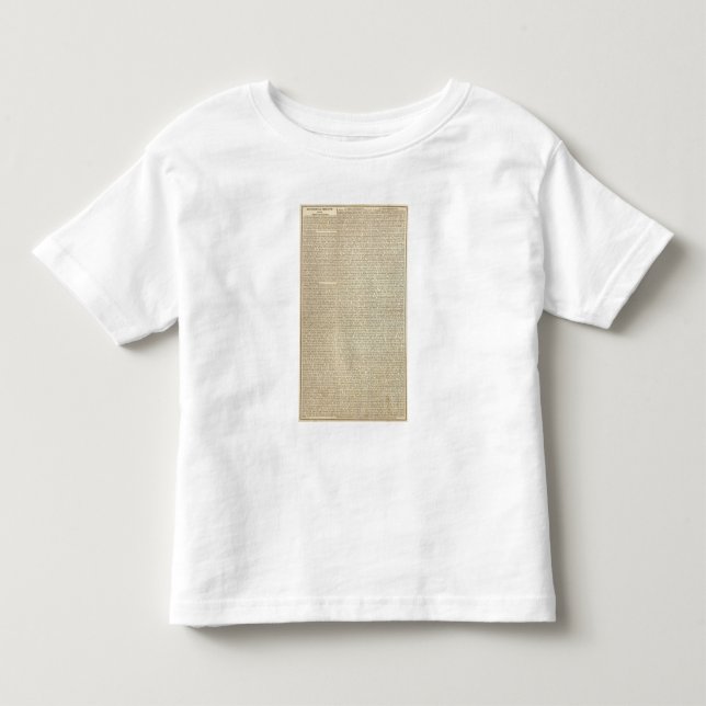 T-shirt Pour Les Tous Petits Carte 2 d'histoire des Etats-Unis (Devant)