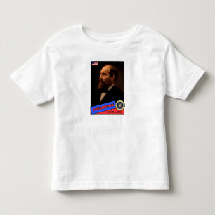 T-shirt Pour Les Tous Petits Carte de baseball de Chester A. Arthur