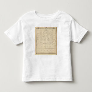 T-shirt Pour Les Tous Petits Carte de section de T24S R22E Tulare County