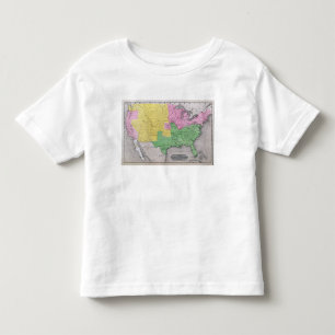 T-shirt Pour Les Tous Petits Carte des Etats-Unis