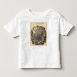 T-shirt Pour Les Tous Petits Carte d'hémisphère oriental par Goodrich