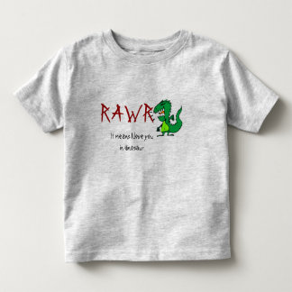 T-shirt Pour Les Tous Petits Carte Dinoasaur