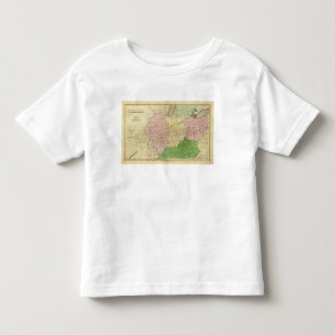 T-shirt Pour Les Tous Petits Carte d'Olney d'États Occidentaux