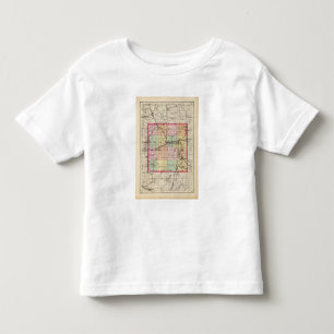 T-shirt Pour Les Tous Petits Carte du comté d'Ionia, Michigan