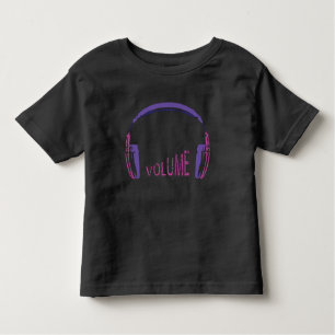 T-shirt Pour Les Tous Petits Casque Volume