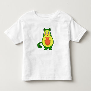 T-shirt Pour Les Tous Petits Cat Avocado