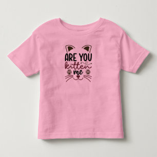 T-shirt Pour Les Tous Petits Cat Devis amusants