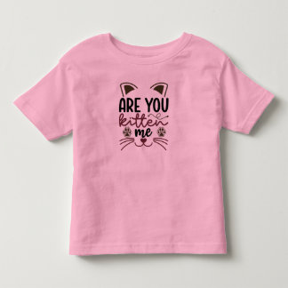 T-shirt Pour Les Tous Petits Cat Devis amusants