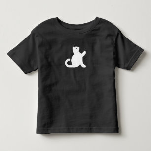 T-shirt Pour Les Tous Petits Cat dit bonjour