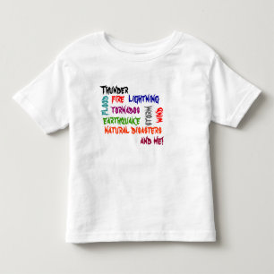 T-shirt Pour Les Tous Petits Catastrophes naturelles