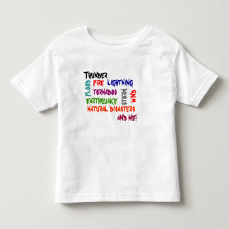 T-shirt Pour Les Tous Petits Catastrophes naturelles