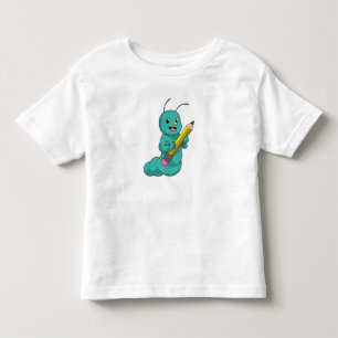 T-shirt Pour Les Tous Petits Caterpillar avec crayon