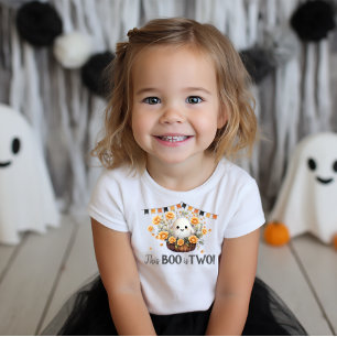 T-shirt Pour Les Tous Petits Ce Boo est deux mignons Fantôme Anniversaire