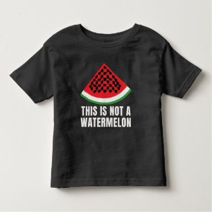 T-shirt Pour Les Tous Petits Ce n'est pas une pastèque - Palestinien keffiyeh
