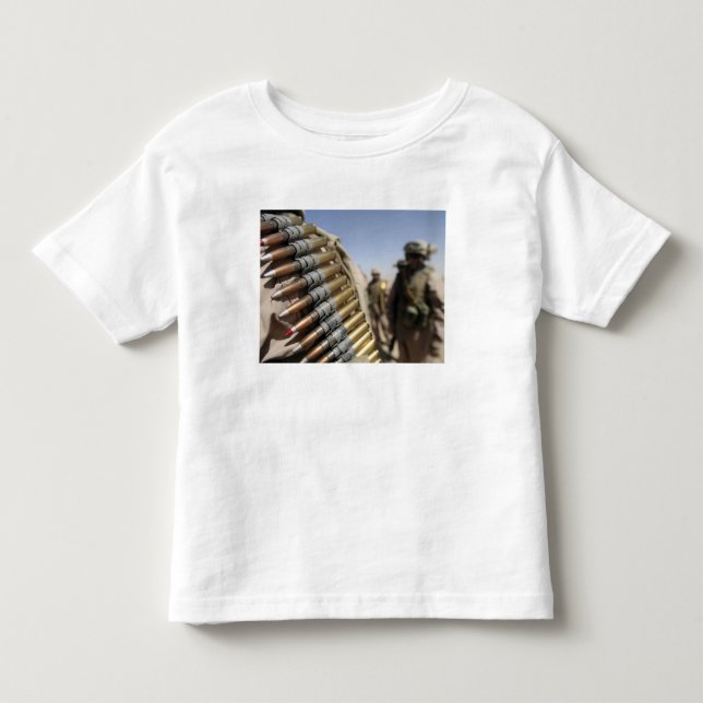 T-shirt Pour Les Tous Petits Ceintures de munitions de calibre 50 (Devant)