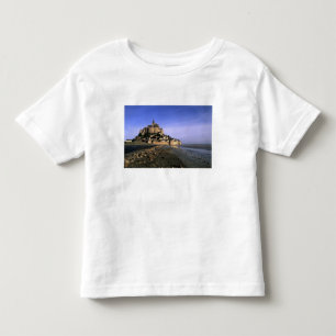 T-shirt Pour Les Tous Petits Célèbre forteresse de l'île du Mont-Saint-Michel à